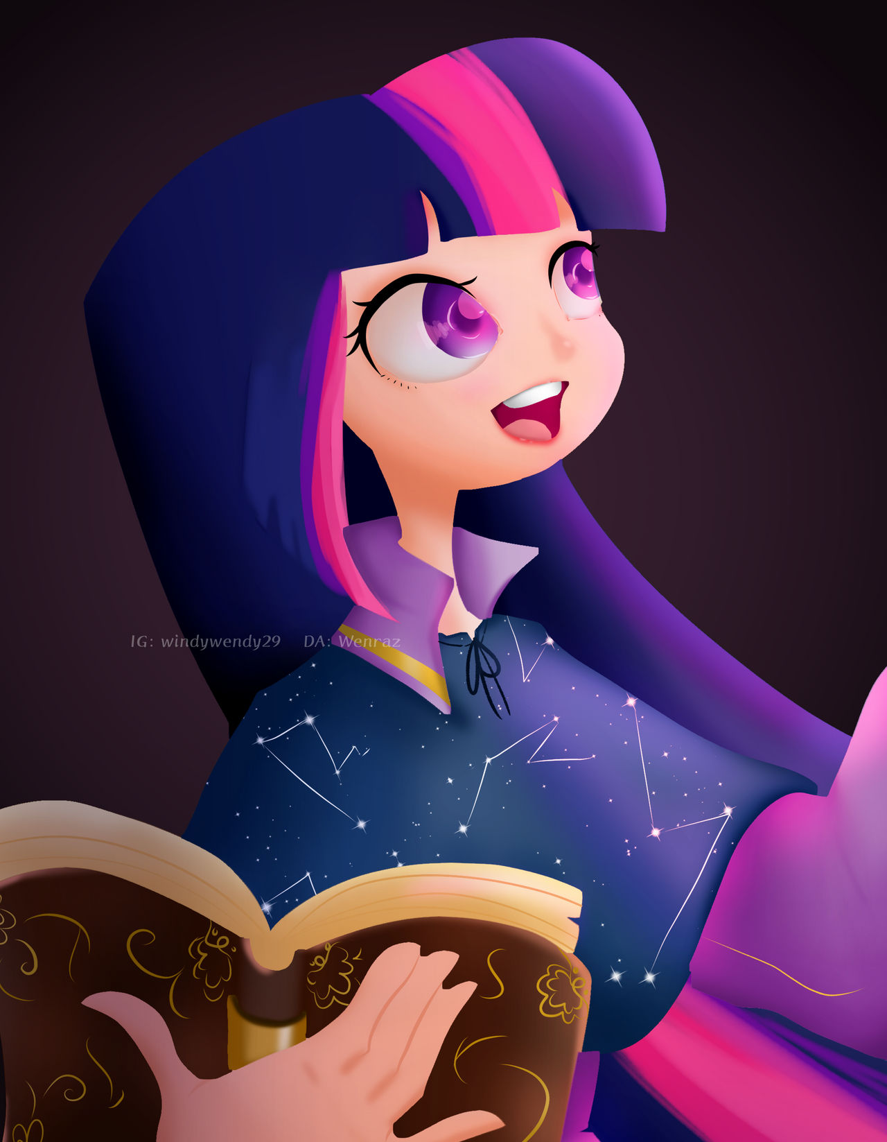 Twilight Sparkle MLP:FIM FANART HUMAN VER. by WenRaz on DeviantArt