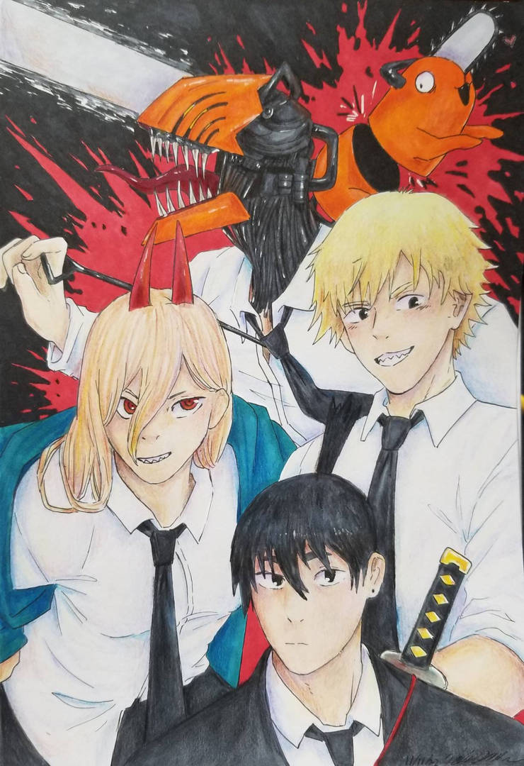 Chainsaw man by crocyart on DeviantArt