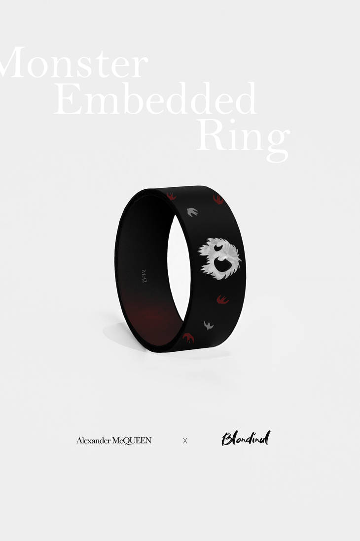 Monster Belding In Monster Embedded Ring by TheBlondinul on DeviantArt