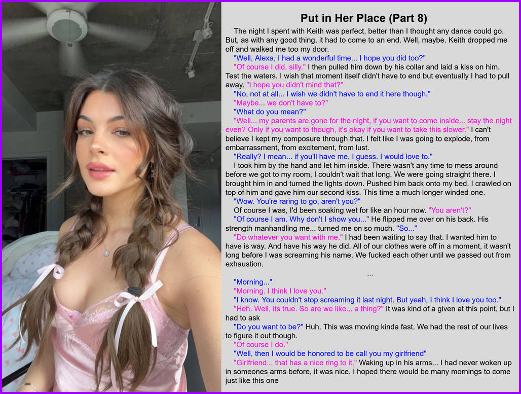 Put In Place TG Caption: Put In Her Place (Part 8) by ArisCaptions on DeviantArt