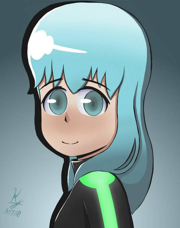 Computer Oc Female Cyber Girl Oc by KizudoYuno on DeviantArt