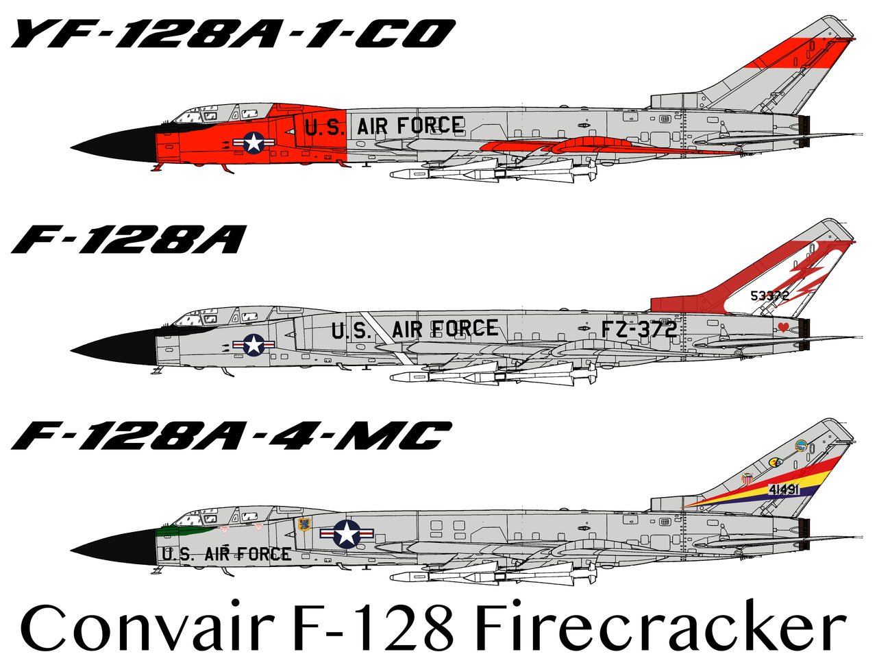 Convair F-128 by UnusualCarrier on DeviantArt