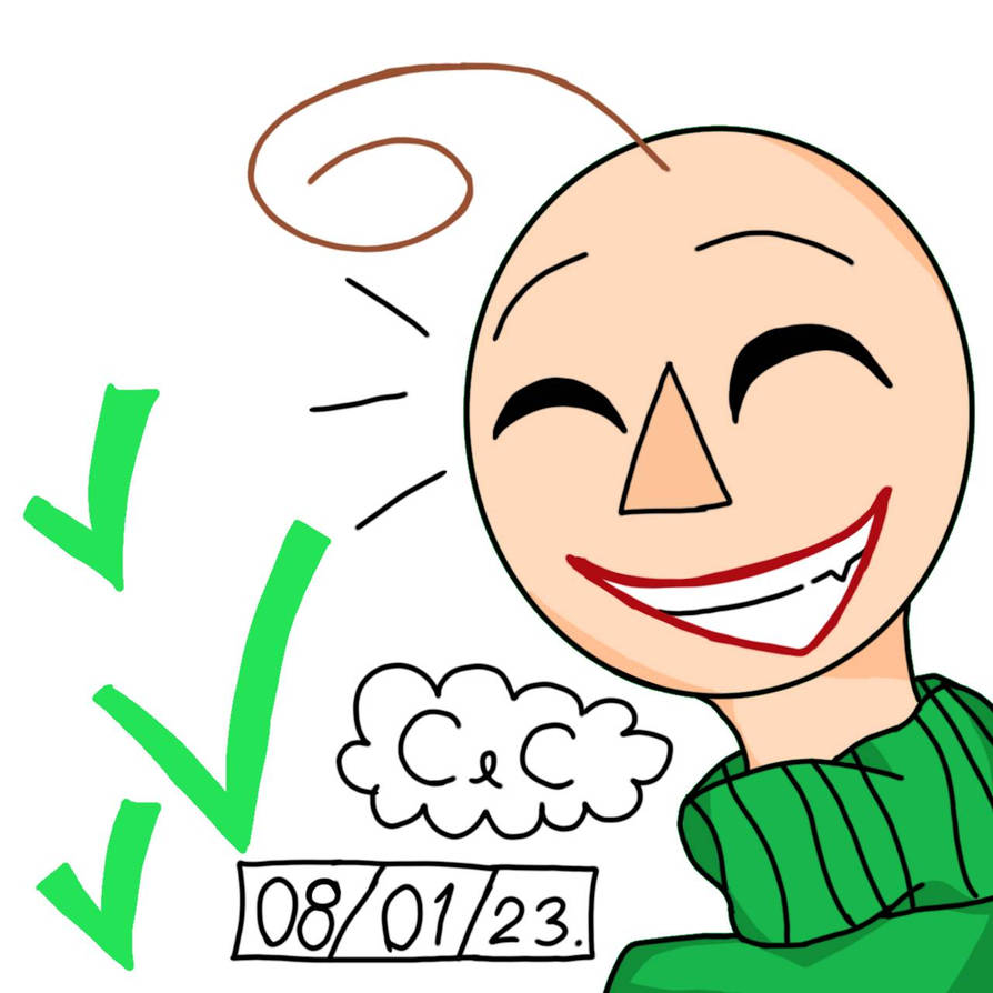 Baldi Basics ( drawing belongs to me ) by zCristalContaOFC on DeviantArt
