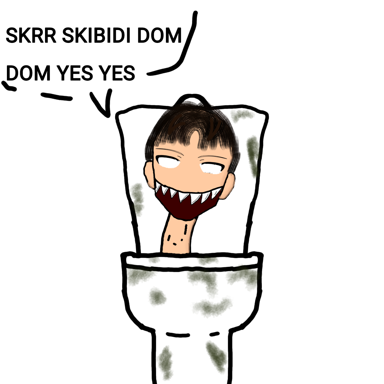 dom dom yes yes toilet