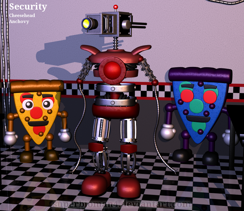 FNAF] Security Breach Characters 2 by 205tob on DeviantArt