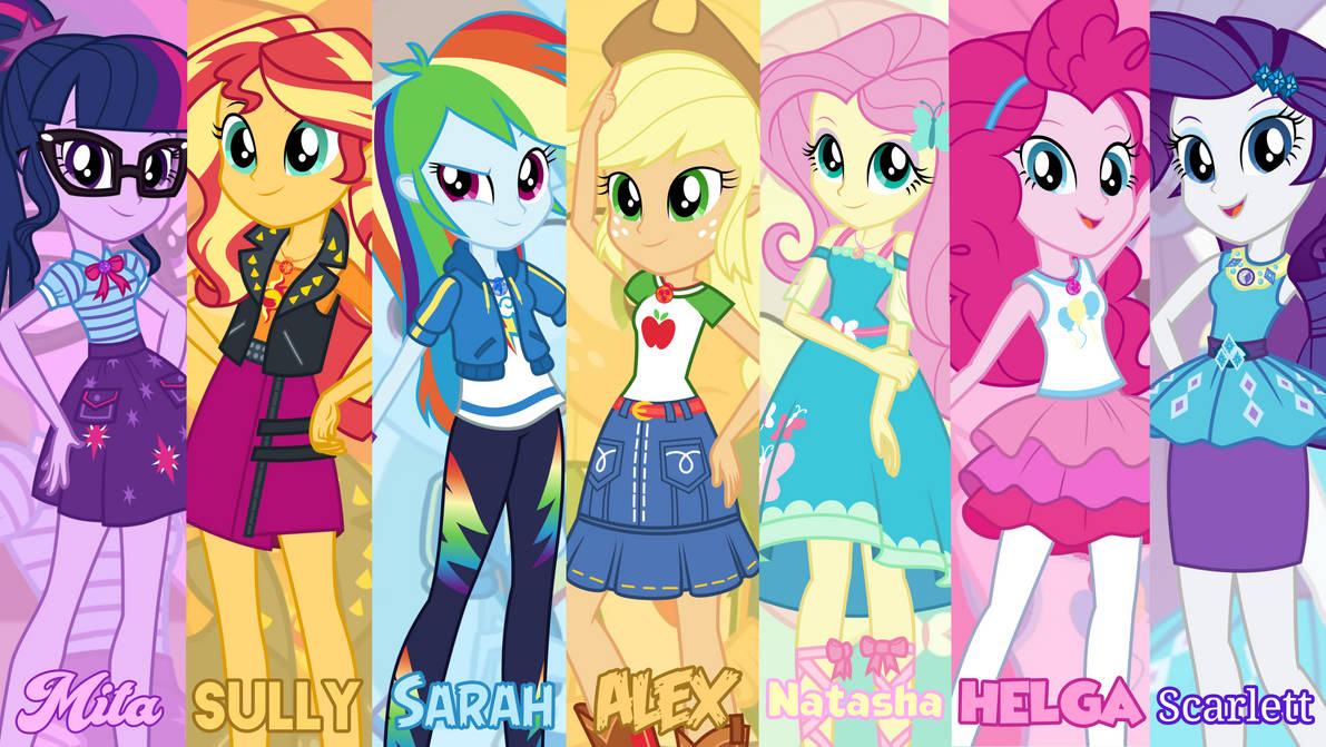 MLP.RS Mane 7 by TheDarkAetherEQG on DeviantArt