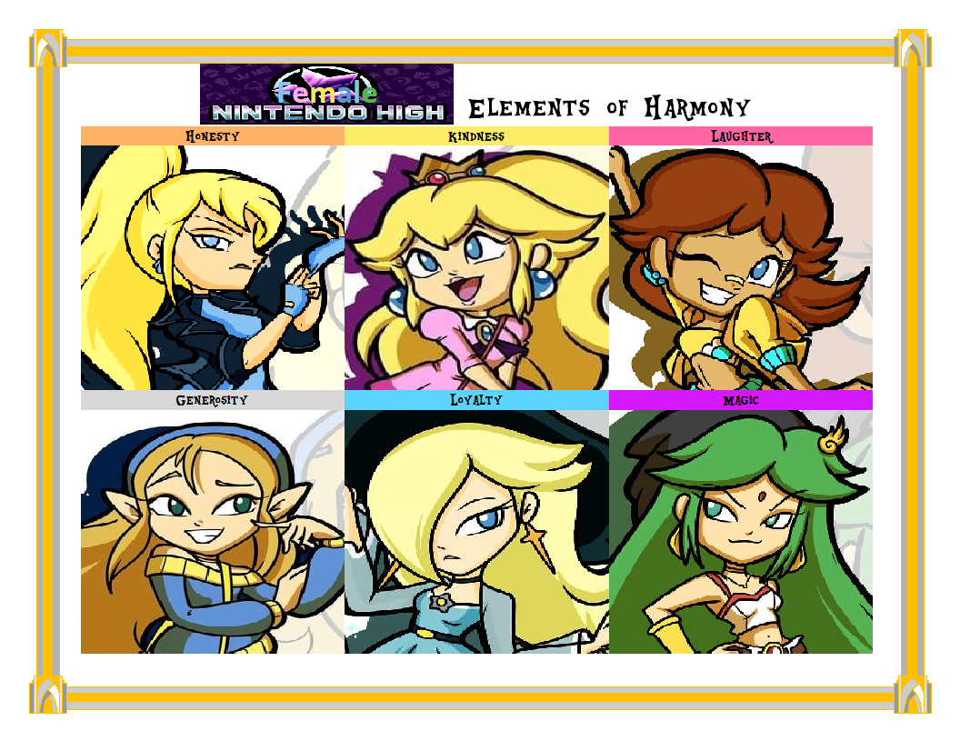 Nintendo High Females Elements Of Harmony by AVazquez9 on DeviantArt