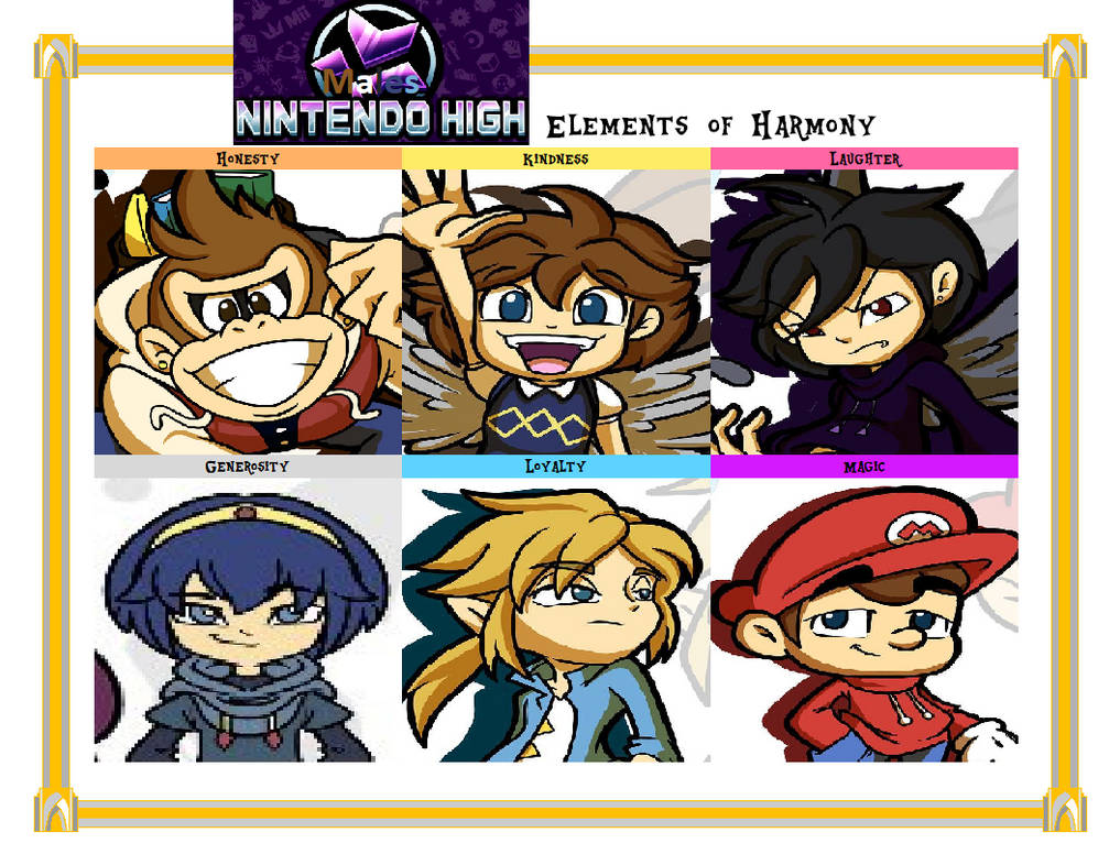 Nintendo Elements Nintendo High Males Elements Of Harmony by AVazquez9 on DeviantArt