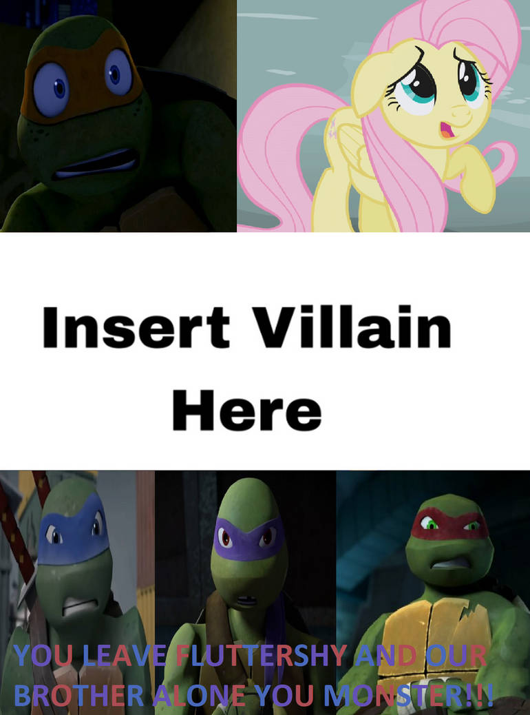 Leo Donnie Raph Protects Mikey Fluttershy From Who by AVazquez9 on ...
