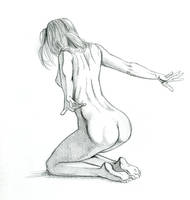 Female figure sketch