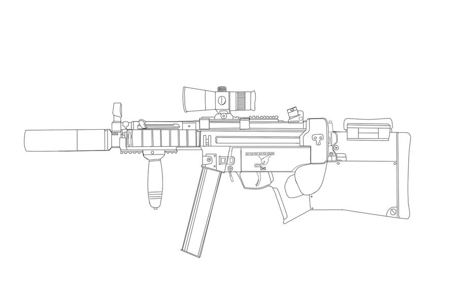 HK Mp5 custom by marchhare514 on DeviantArt
