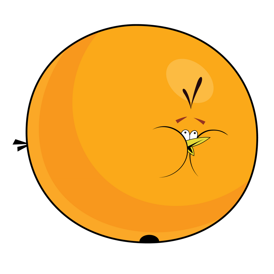 Bird Inflation Deviantart Angry Bird - Inflated Orange Bird by life-as-a-coder on DeviantArt