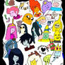 Adventure time sketch (colored)