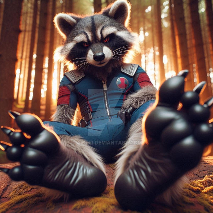 Rocket Racoon Inflated Rocket Racoon (3) by AIolli on DeviantArt