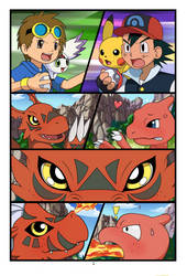 Digimon VS Pokemon comic updated page 1