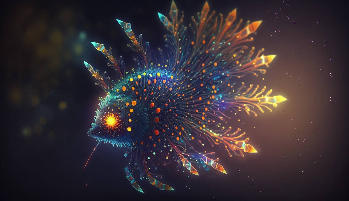Assorted Celestial Fish Fractal Celestial Fish by SimpleGlen on DeviantArt