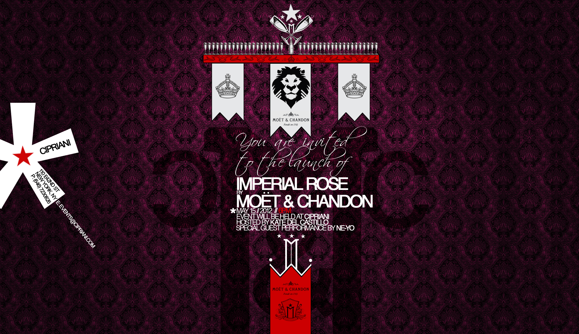 Moet Mock-up Invitation