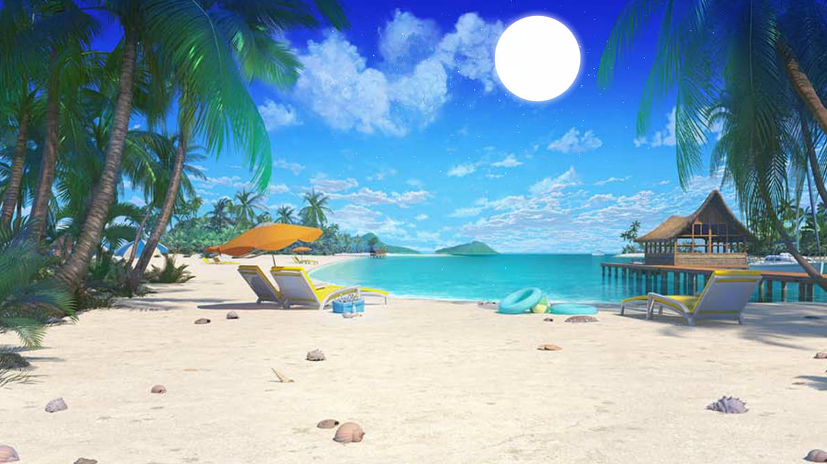 Beach Deviantart Background Beach Background by NeonGlow213 on DeviantArt