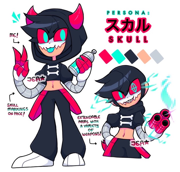 ALT. Persona sheet: SKULL !