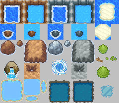 Hgss Tileset Water By Thunderdove On Deviantart