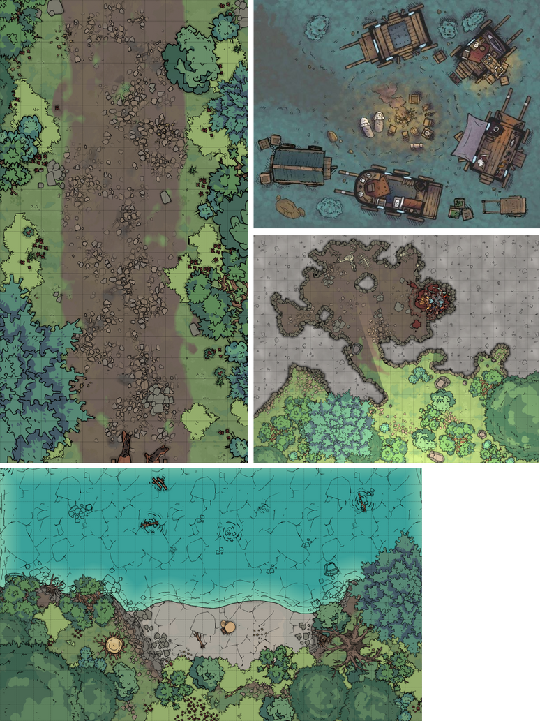 Random Encounters Maps 1 by thermostat7 on DeviantArt