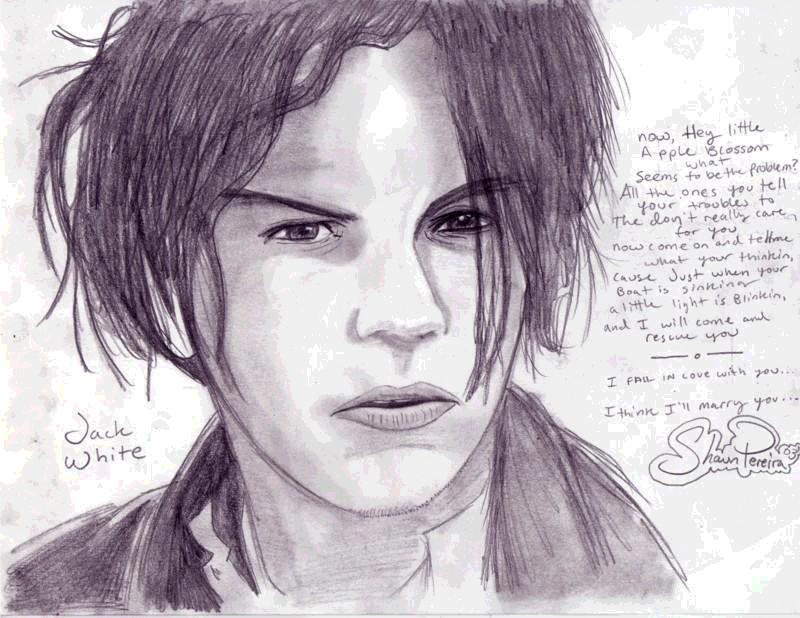 Jack White drawing