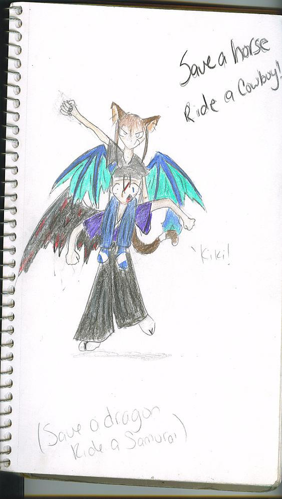 Save a Dragon, Ride a Samurai by Psychodragoncat on DeviantArt