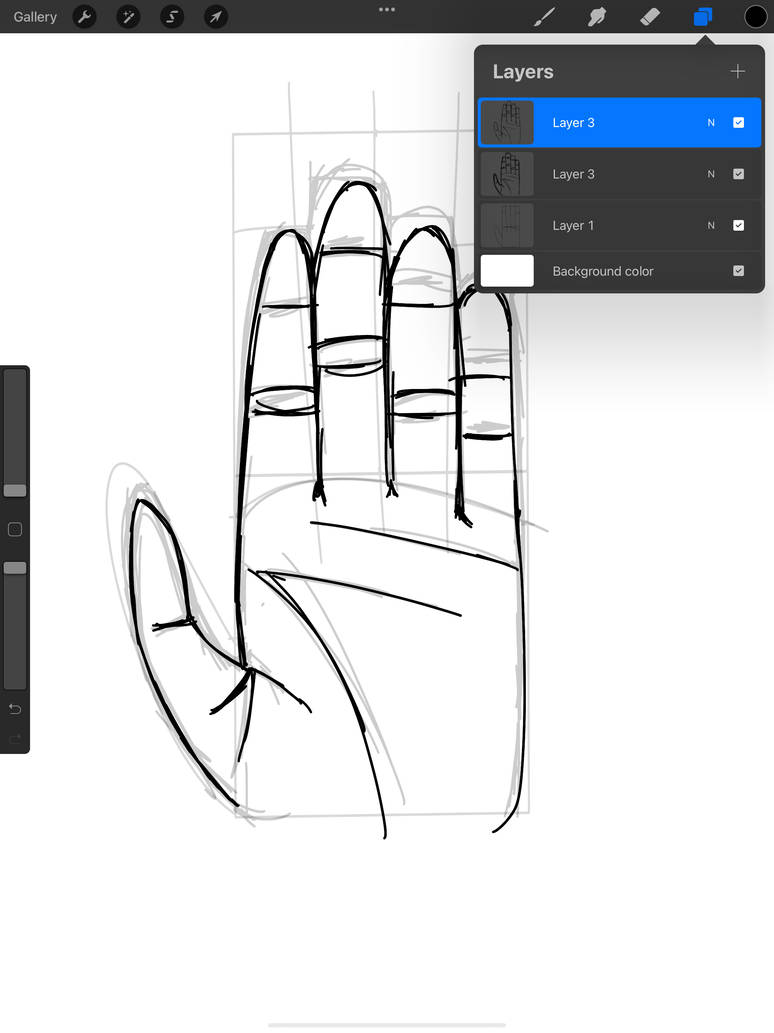 Procreate Hand References Hand Sketch (Procreate) by DeathRabbitRan on DeviantArt