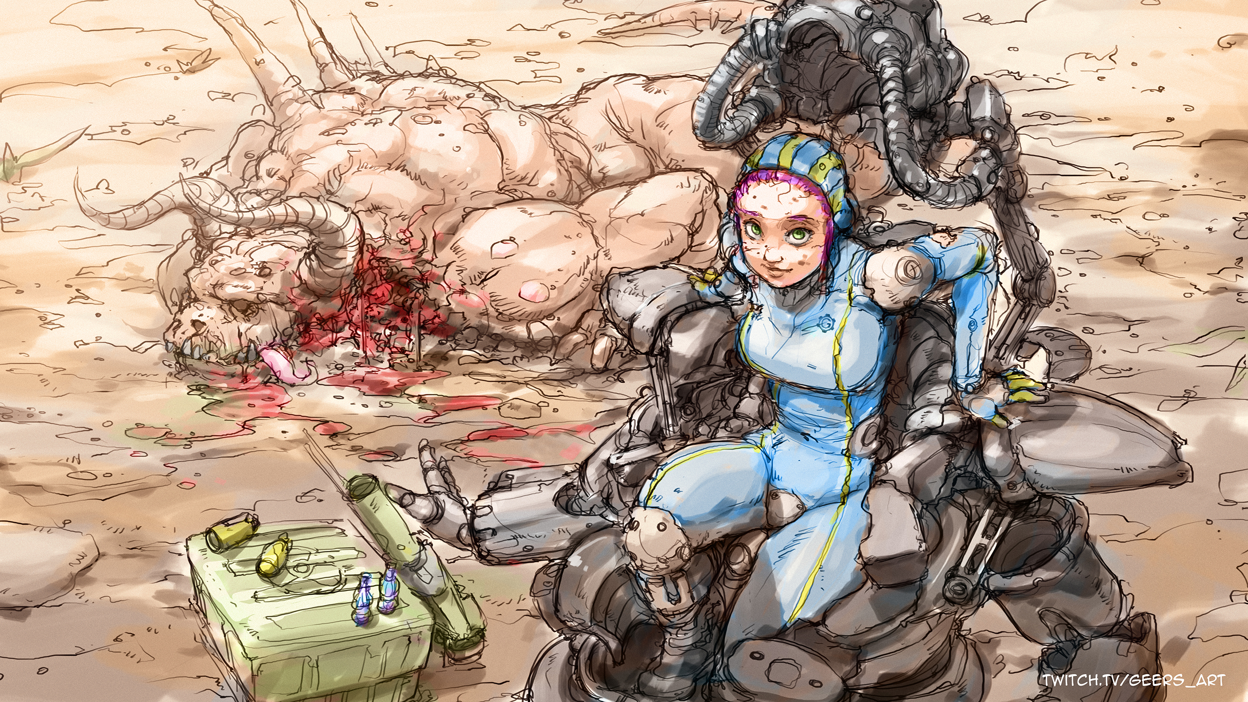 Fallout stream art