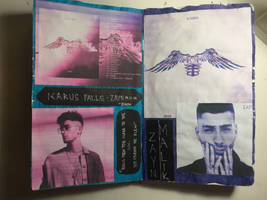 Zayn Malik Art Journal Collage