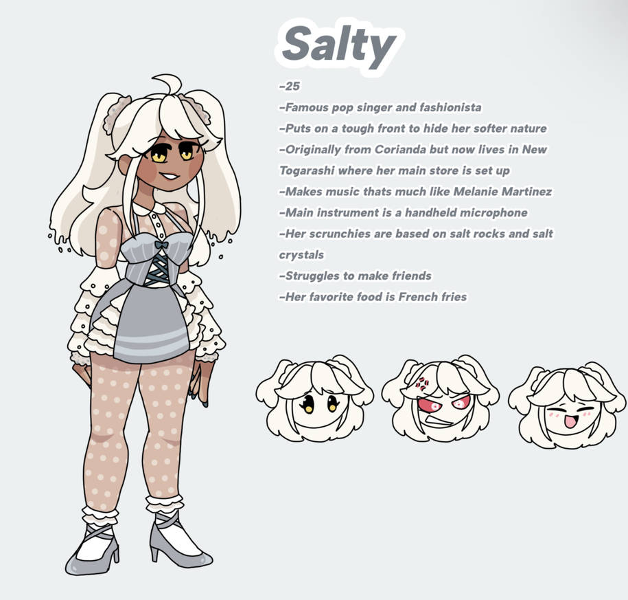 Salty (FNF Flavor Rave OC) by BunnySama1015 on DeviantArt