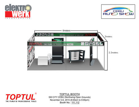 BOOTH LAYOUT FOR TOPTUL