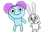 Pibby And Bun-Bun PNG