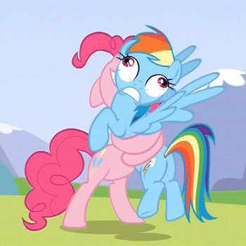 Animated Pinkie Pie Death Glomp!