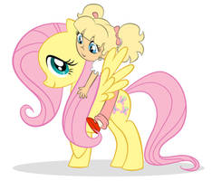 Molly and Fluttershy