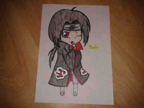 Akatsuki Itachi Uchiha Chibi Drawing