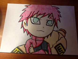 Rock Lee no seishun full-power Gaara drawing