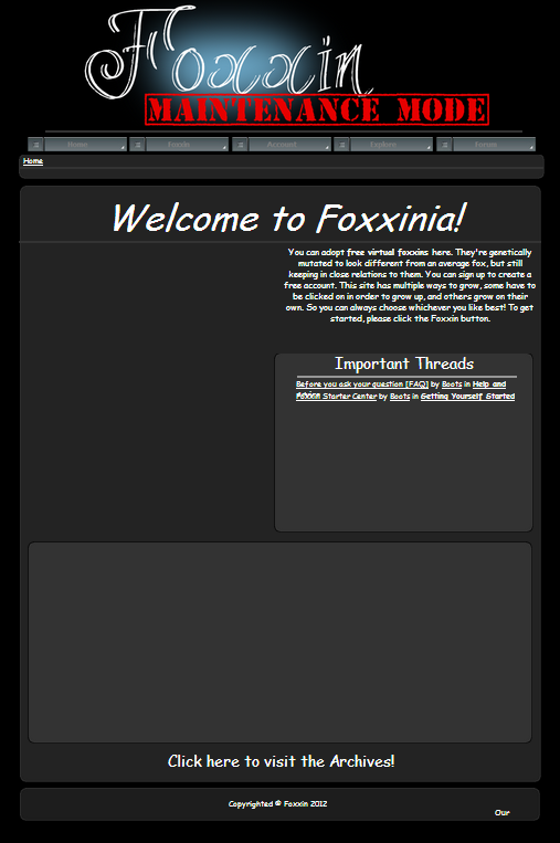 Foxxin V4 in the making - Home Page 1