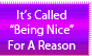 - Stamp: Being Nice -