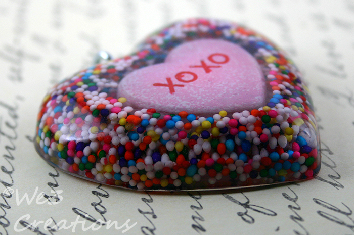 XOXO Conversation Heart Pendant