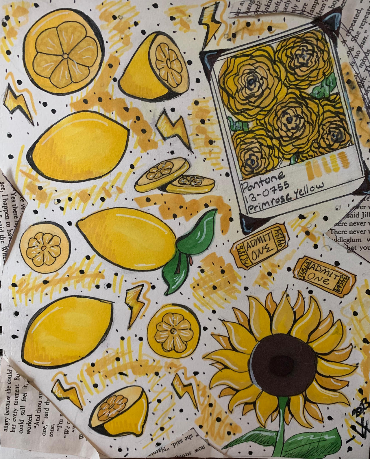 Collaged Coloring Collage Per Color Day 3 by Veriexx on DeviantArt