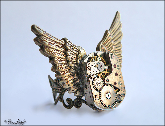 Wright Flyer - Steampunk Ring