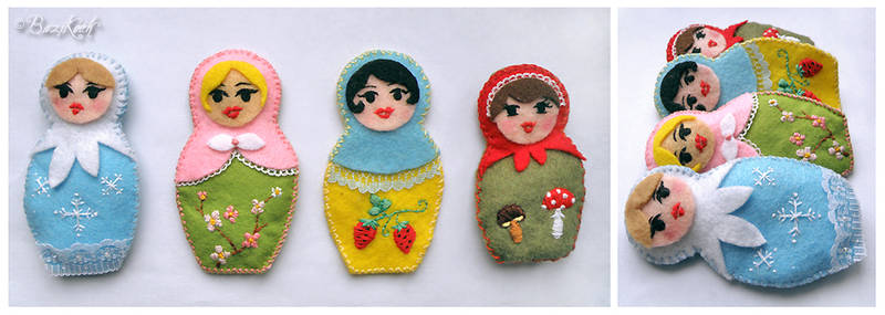 Seasonal Matrioshka Dolls