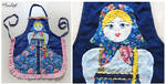 Russian Doll Kitchen Apron by BaziKotek