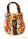 Autumn Poppy Bag by BaziKotek