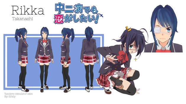 Yandere Simulator Rikka Takanashi Skin