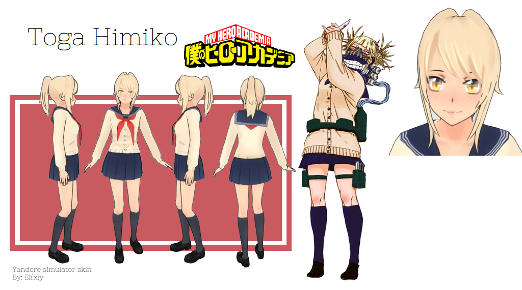 Yandere Simulator Toga Himiko Skin