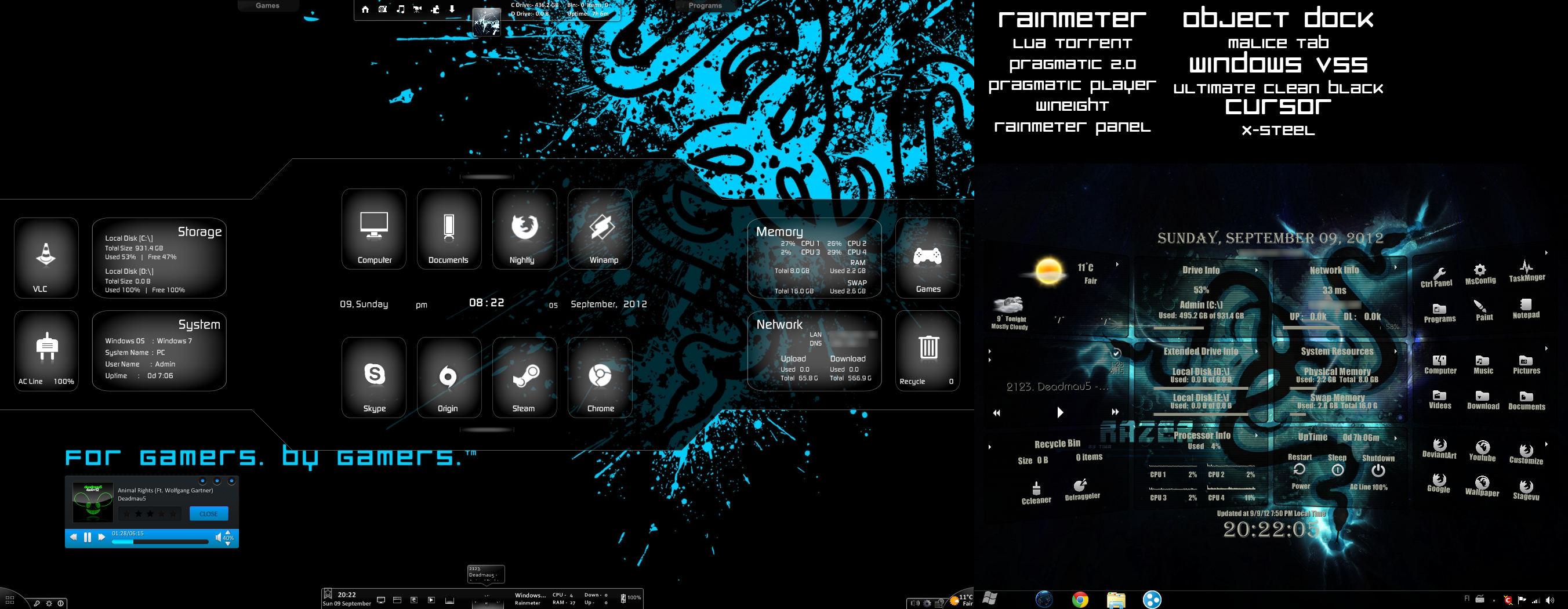 My Rainmeter Desktop