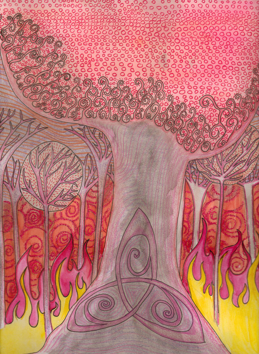Celtic Forest fire by fall-from-grace on DeviantArt
