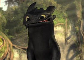Toothless Trying Smile